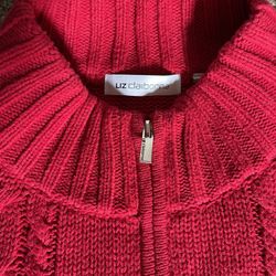 KNITTED RED VEST