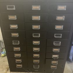 Small Parts Bin Cabinet-27 Drawers