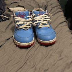 nike air flights red white and blue color way 