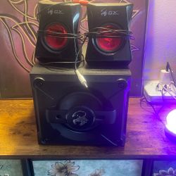 GX GAMING SPEAKERS WITHOUT RECIEVER 