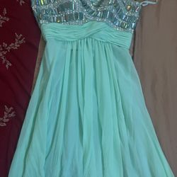 Aqua Green Dress Size 8