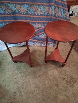Table and lamps