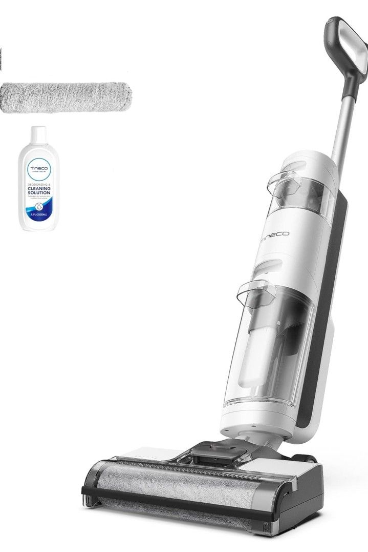 Tineco iFLOOR 3 Breeze Complete Wet Dry Vacuum Cordless Floor Cleaner and Mop One-Step Cleaning for Hard Floors
