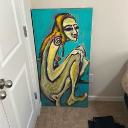 Expressionist Acrylic Painting -  2ft X 4ft