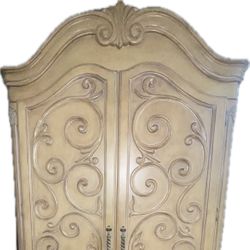 Ornate Armoire / TV Cabinet