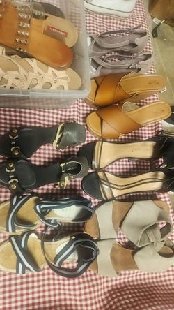 Women's heels,sandals, boots $5 each/ $10 for 4 pairs