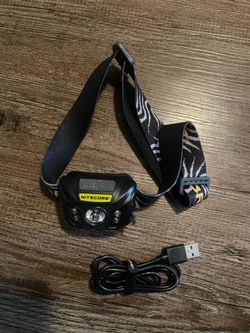 NITECORE NU32 USB Rechargable Headlight Opened- Never Used