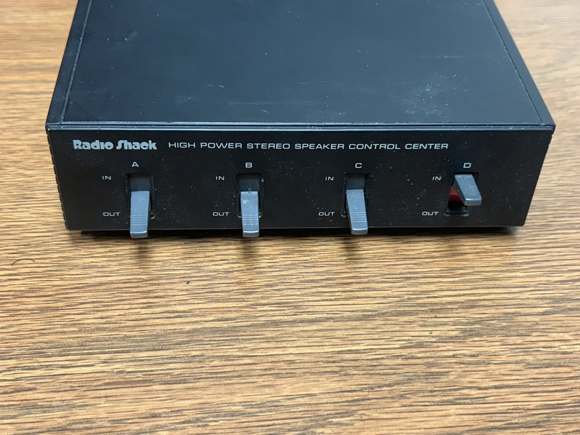 Radio Shack High Power Stereo Speaker Control Center