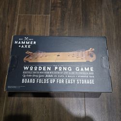 Wooden Pong Game