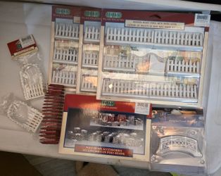 Fences Plus A Bridge For Christmas VIllage 