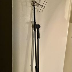Adjustable Boom Microphone Stand with Tripod Base