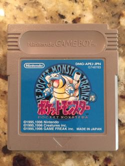 Nintendo Gameboy Pocket Monsters Blue(Japanese Version)Pokemon Blue