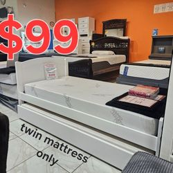 BRAND NEW ONLY ONE LEFT EASY FINANCING AVAILABLE MATTRESS TWIN ONLY NO CREDIT CHECK CREDITO FACIL