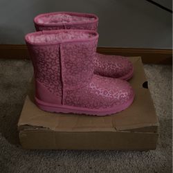 Pink leopard UGG Boots
