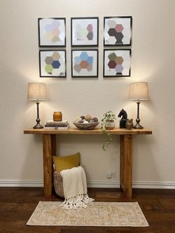 Handmade Solid Wood Console Table