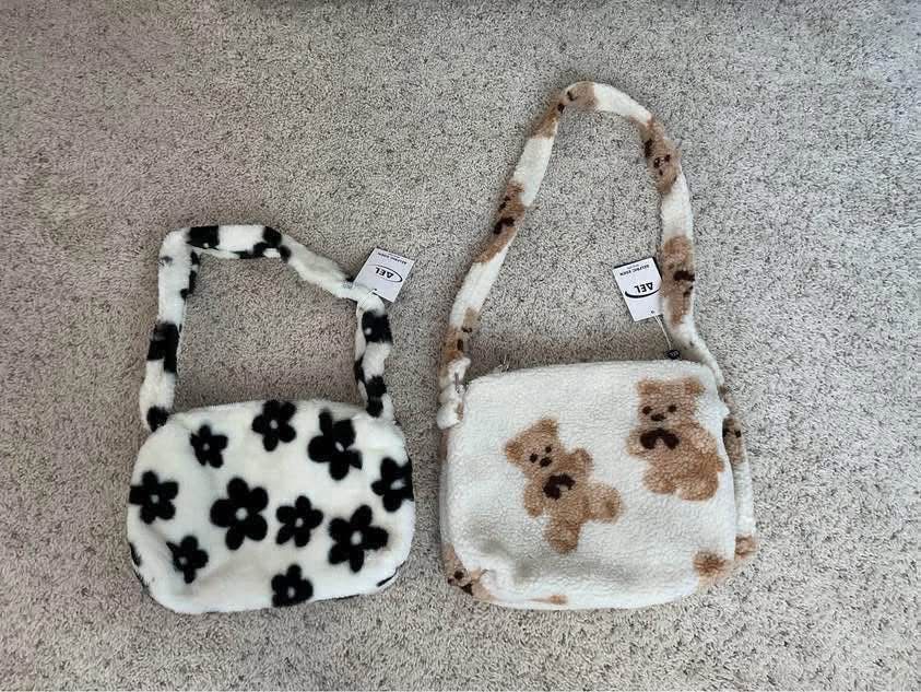Fabric shoulder purses (NEW) - $10 each
