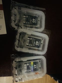 Canon Ink Black and color 40 And 41