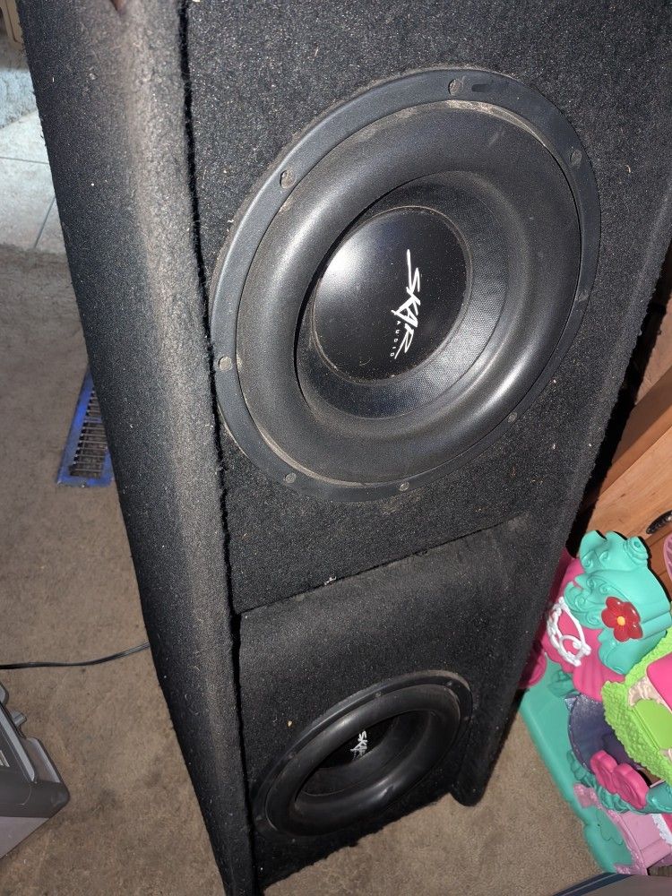 10 Inch Skar Audios With Amp