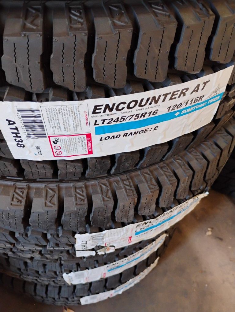 Set De Llantas Nuevas Sumitomo At Lt 245 75 16