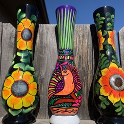 Long Flower Vase Unique Pieces 