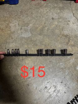 CRAFTSMAN Socket Set, Metric, 1/4-Inch Drive, 6-Point,