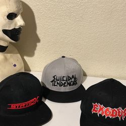Metal band Hat Bundle-Suicidal Tendencies, Static-X, Exodus