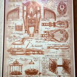 Chrono Trigger: Epoch Blueprints Poster
