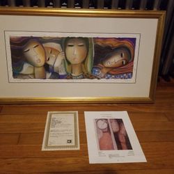Beautiful Art Long Looi Lee Professionally FRAMED With COA