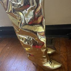 Gold Boots
