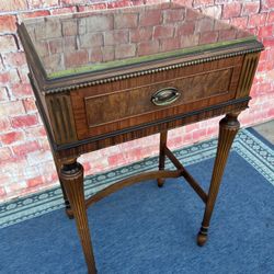 Antique Nightstand Berkey&Guy Solid Wood 100 yo 