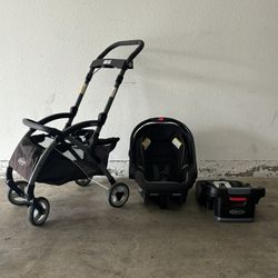 Car Seat And Stroller Set 