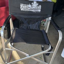Disney Ft. Wilderness Black Rocking Chair With Storage Pouch