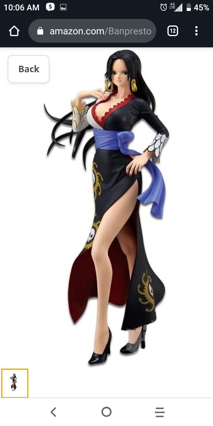 One Piece Stampede Anime Figure Glitter And Glamours Boa Hancock