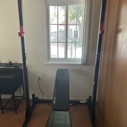 Pull Up Rack With Bench 