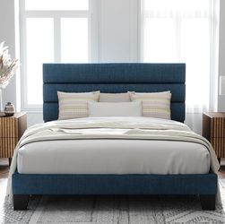 Full/queen Blue Size bed frame 