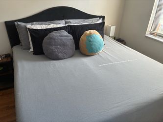 Complete Split King Adjustable Bed Set - Naomi Home Frame, 2 Mattresses & Headboard⁠