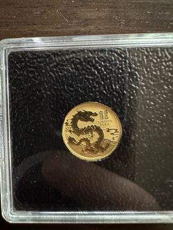 2024 Gold Lunar Dragon 1/10oz Gold Coin