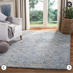🐺 R60 # 21 $70 Abstract ABT763 Hand Tufted Rug - Safavieh