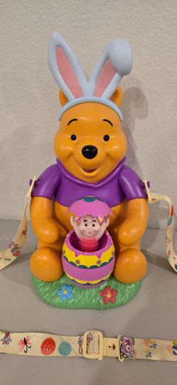 ​🐰 Official Disney Parks Winnie the Pooh Easter Bunny Popcorn Bucket with Pop up Piglet