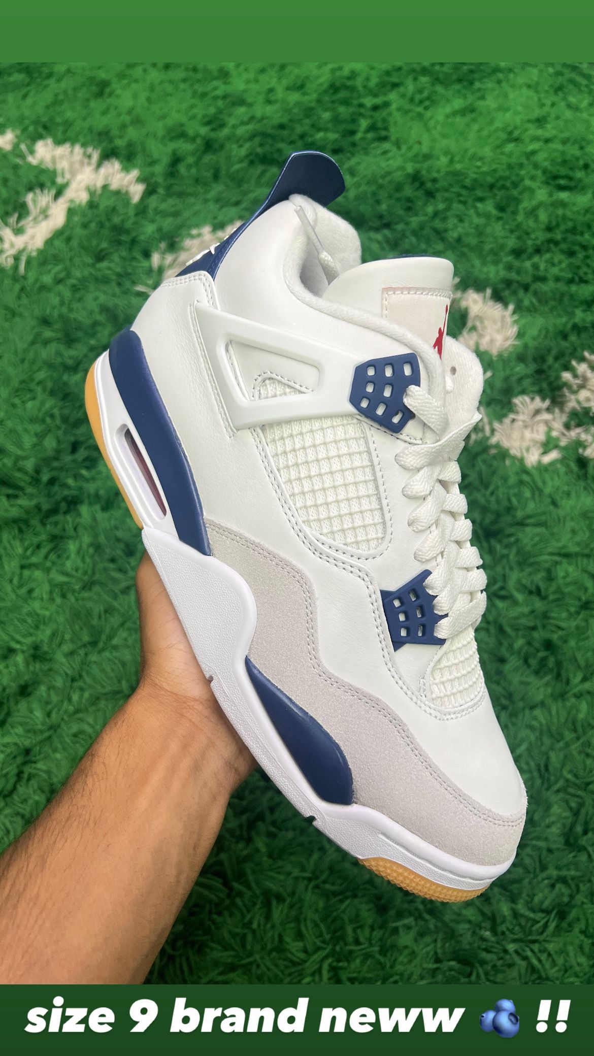 navy sb jordan 4
