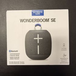 Ultimate Ears Wonderboom SE Bluetooth Speaker Brand New In Box 