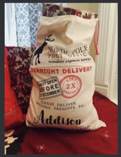 Personalized Santa Sacks