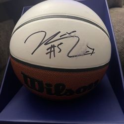 Kevon Looney Signed Basketball Looney Tunes Limited Edition 