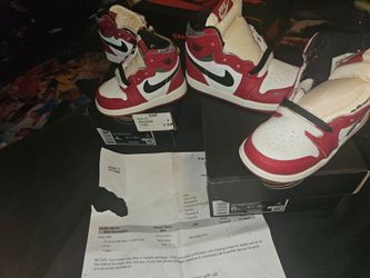 Jordan 1 high og Lost and Found toddler size 4c , 8c available