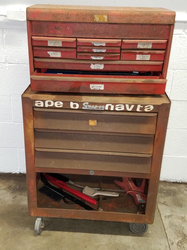 Snap on tool Roll cab and tool Chest KRA-58B 1965