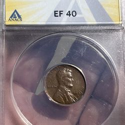 1944-D/S  D Over S LINCOLN WHEAT CENT Mint Mark Error EF40 FS-512 NICE!!