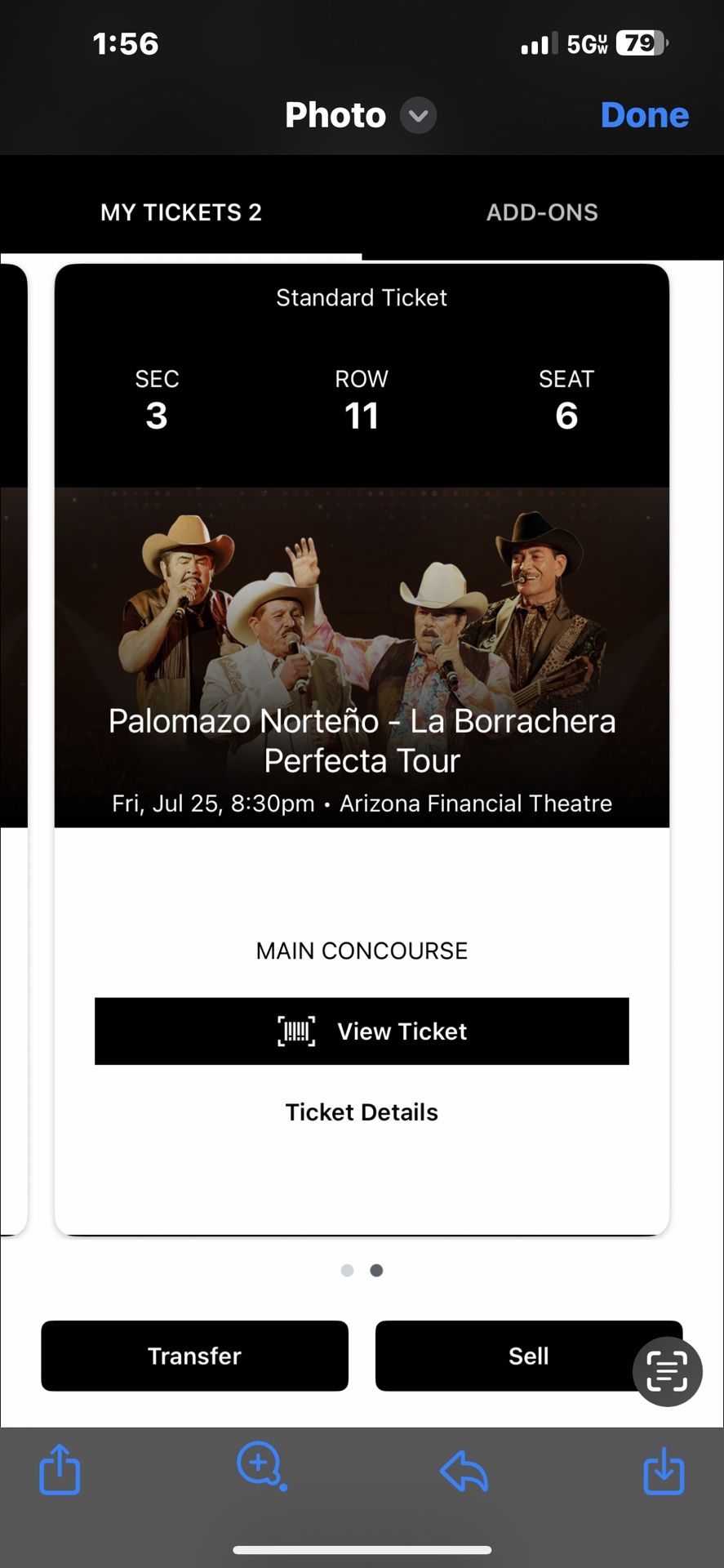 Ticketmaster Palomazo Norteño