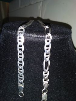 925 Italy 22 In Chain.8 In Bracelets.