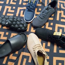 Men's Size 10-11 Sneakers & Slipper (Brand New)