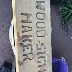 Wood Sign Maker Kit